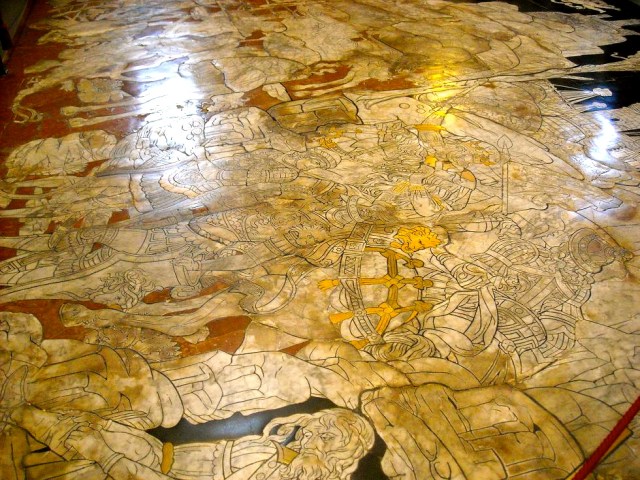 Marble Pavement in Il Duomo in Siena